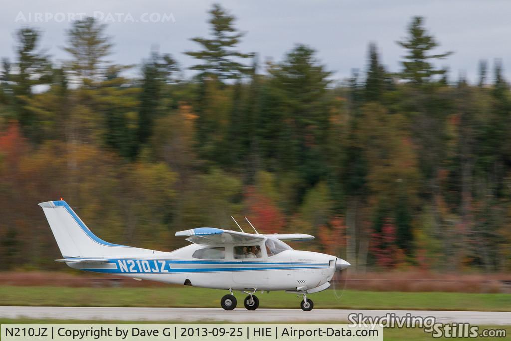 N210JZ, 1979 Cessna 210N Centurion C/N 21063793, Departing Mt. Washington, NH