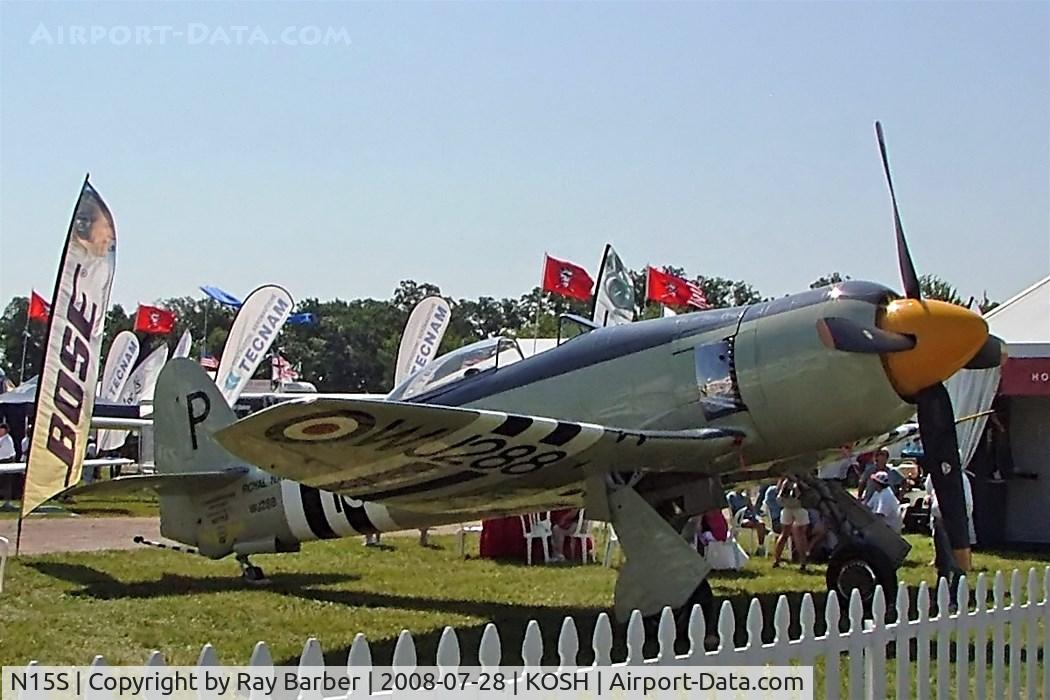 N15S, 1953 Hawker Sea Fury FB.11 C/N 41H/696792, Hawker Sea Fury FB.11 [41H/696792] Oshkosh-Wittman Regional~N 28/07/2008
