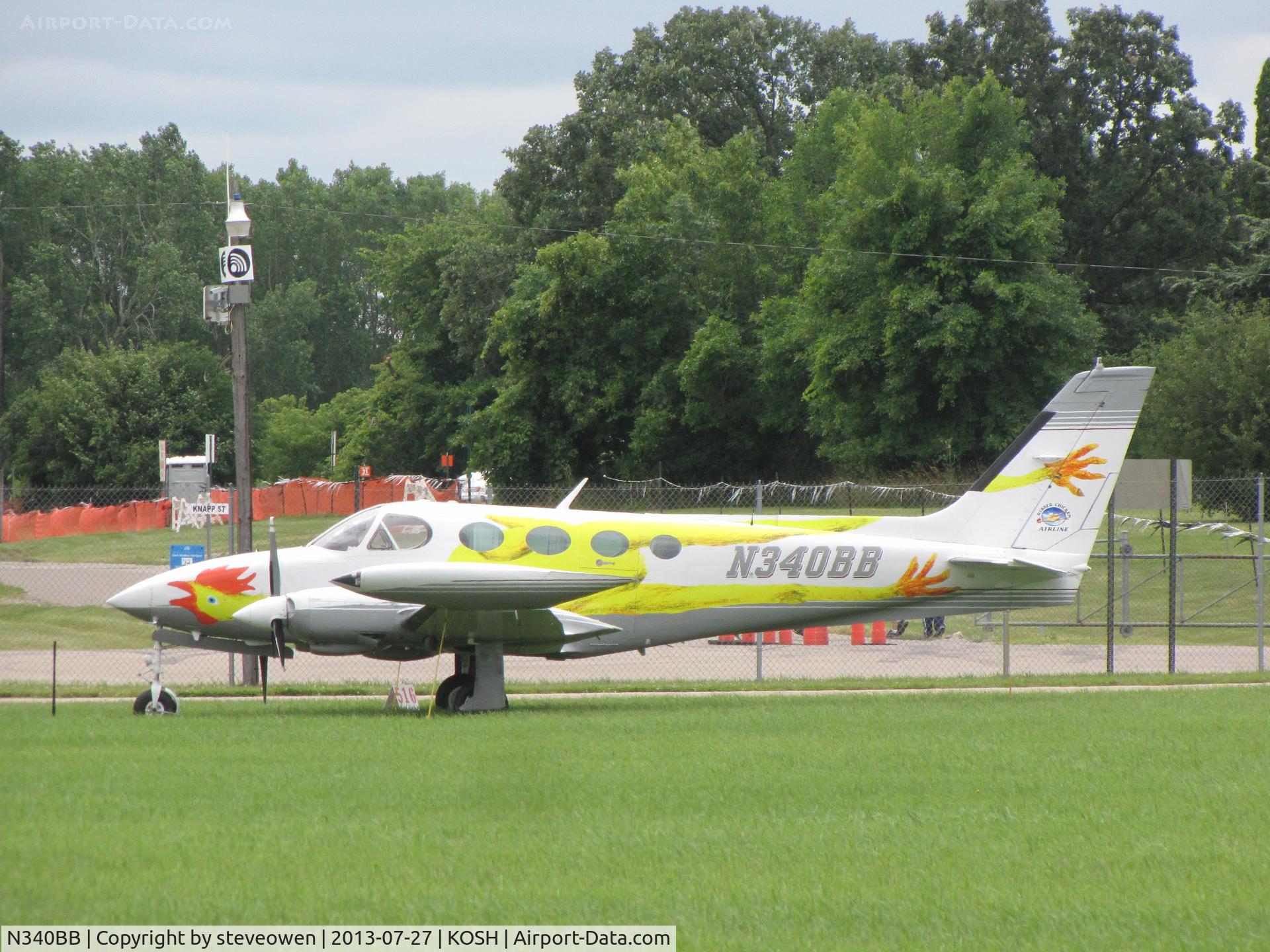 N340BB, 1980 Cessna 340A C/N 340A0991, Rubber chicken airlines