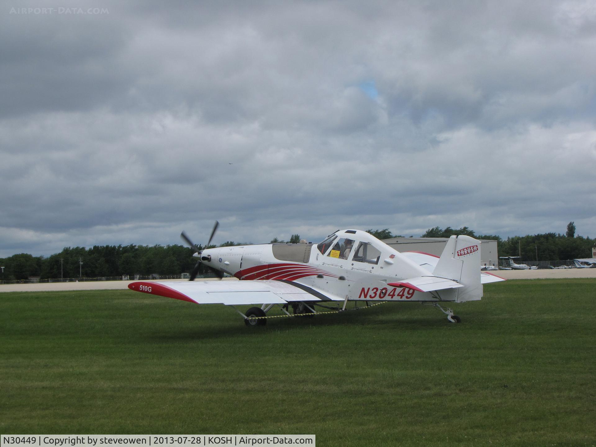 N30449, 2013 Thrush Aircraft Inc S2R-H80 C/N H80-126DC, taxing @  Oshkosh