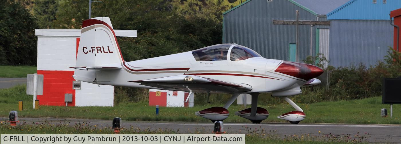 C-FRLL, 2009 Vans RV-7A C/N 71378, Ready to depart