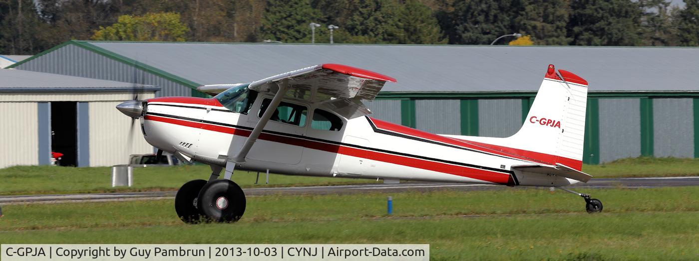 C-GPJA, 1960 Cessna 180C C/N 50877, Holding short