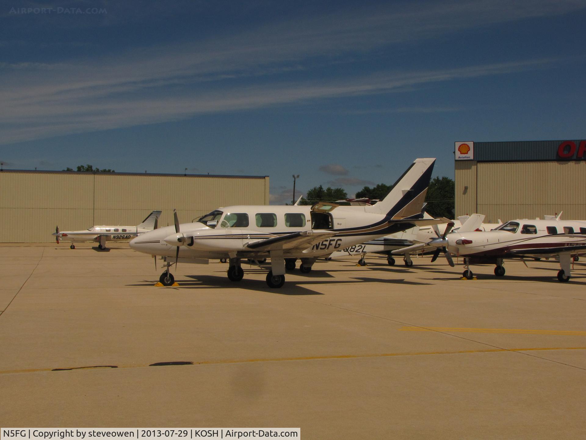 N5FG, 1979 Piper PA-31-310 Navajo C/N 31-7912080, Orion FBO Ramp