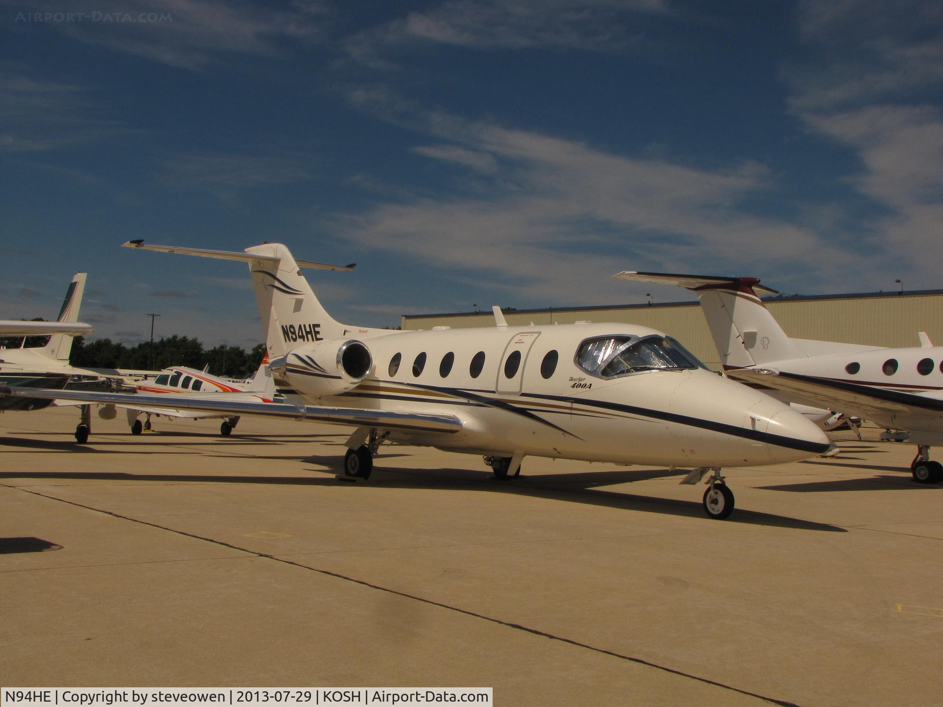 N94HE, 1994 Beech 400A Beechjet C/N RK-89, Basler FBO ramp