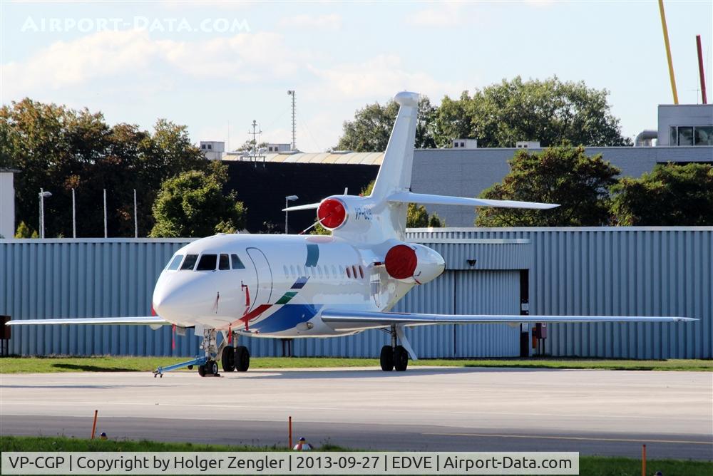 VP-CGP, 1997 Dassault Falcon 900B C/N 163, Waiting for a new task....