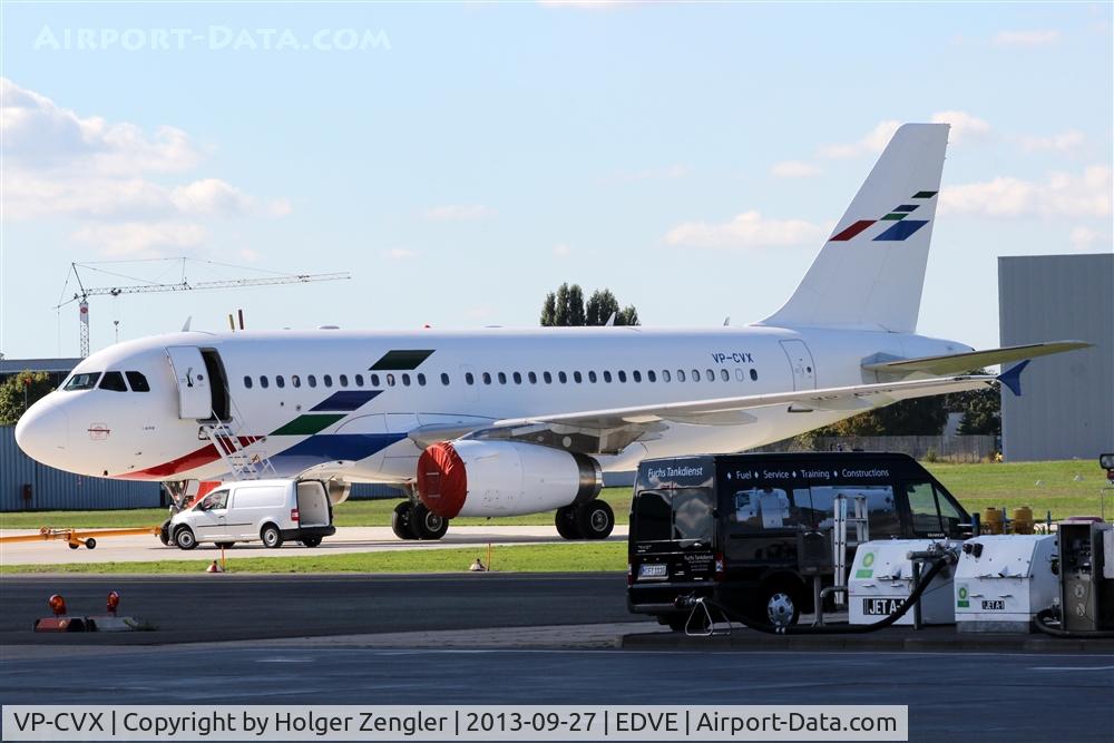 VP-CVX, 2000 Airbus ACJ319 (A319-133/CJ) C/N 1212, Preparations for a new task are running....