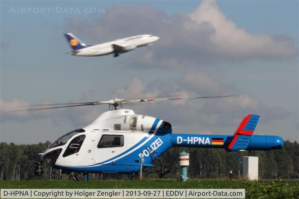 D-HPNA, McDonnell Douglas MD-902 Explorer C/N 900-00059, Police heli in attendance...