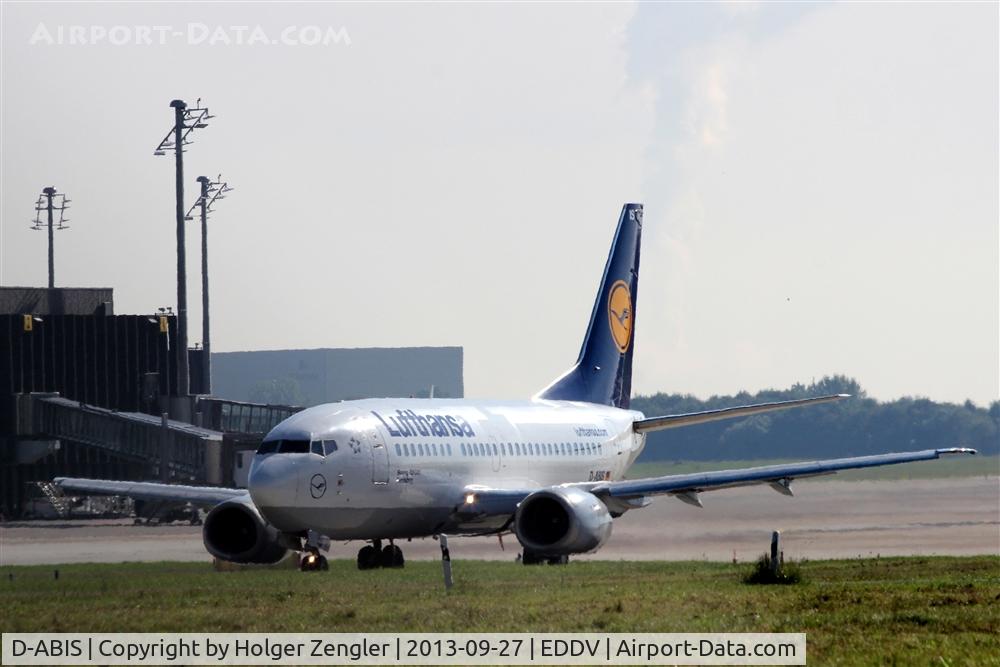 D-ABIS, 1991 Boeing 737-530 C/N 24942, Noon shuttle to FRA is leaving HAJ....