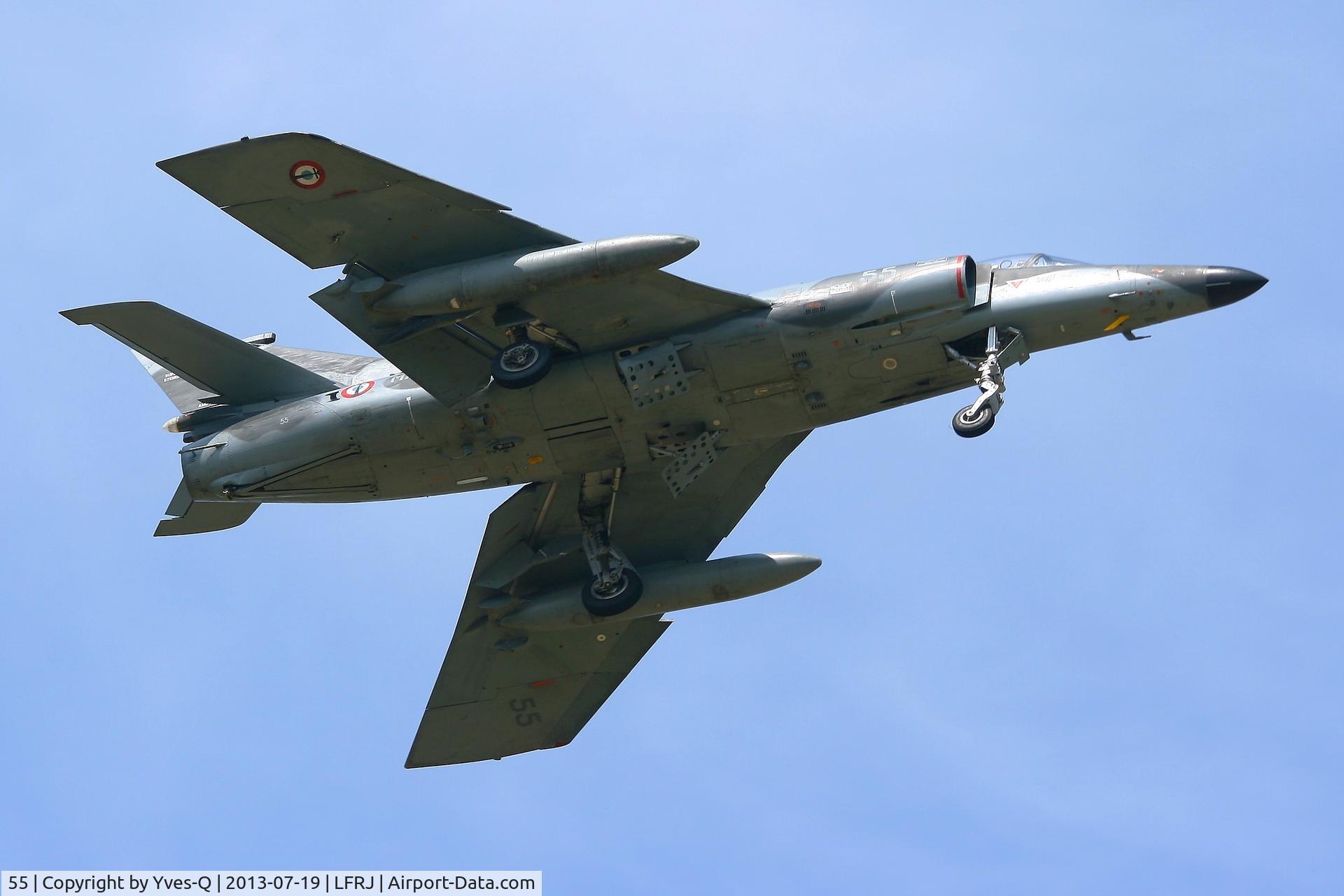 55, Dassault Super Etendard C/N 61, French Naval Aviation Dassault Super Etendard M (SEM), Landivisiau Naval Air Base (LFRJ)