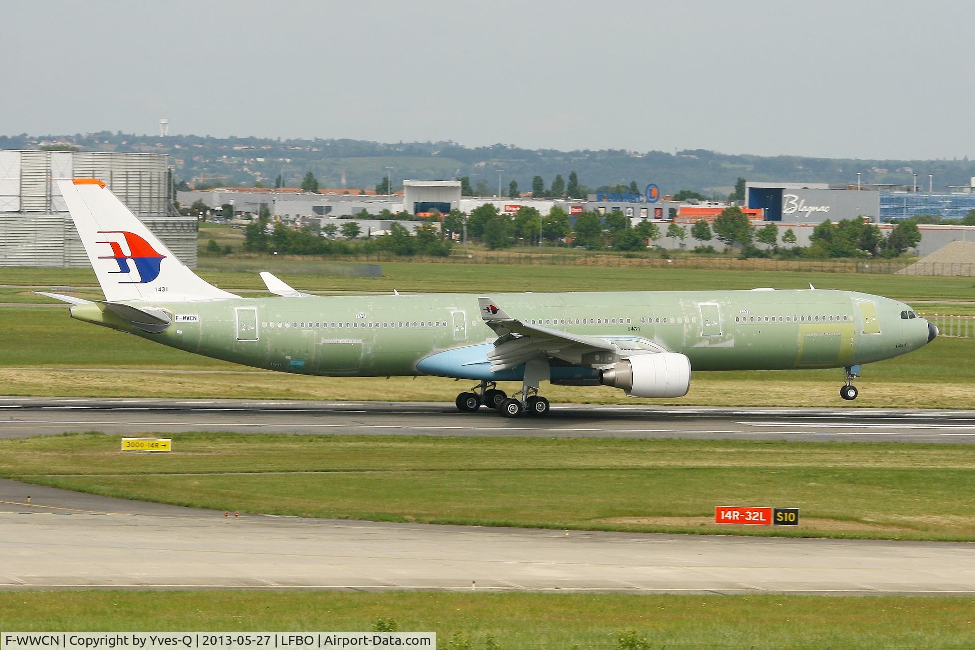 F-WWCN, 2013 Airbus A330-323X C/N 1431, Airbus A330-323X, Toulouse-Blagnac Airport (LFBO-TLS)