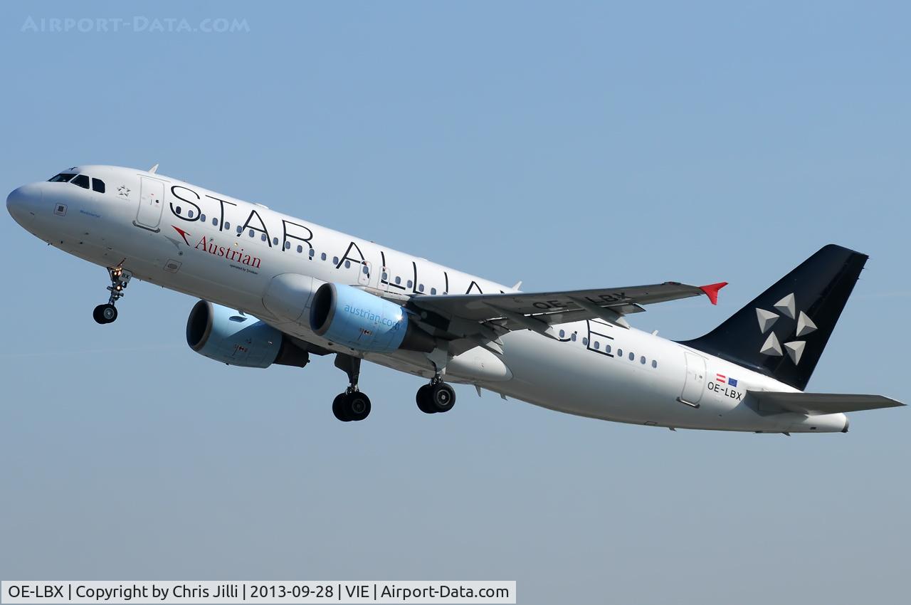 OE-LBX, 2002 Airbus A320-214 C/N 1735, Austrian Airlines