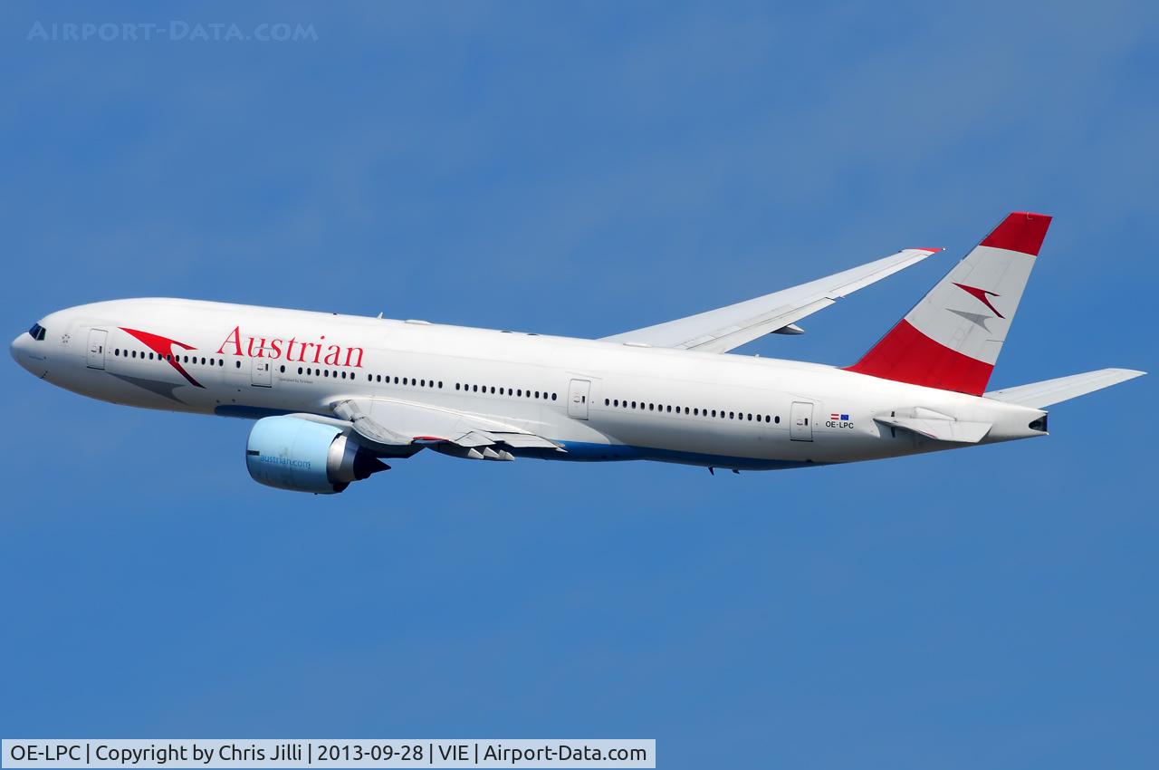 OE-LPC, 2002 Boeing 777-2Z9/ER C/N 29313, Austrian Airlines