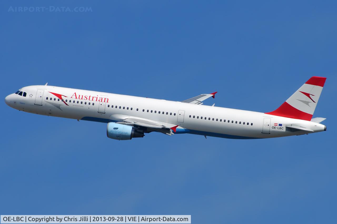 OE-LBC, 1996 Airbus A321-111 C/N 581, Austrian Airlines