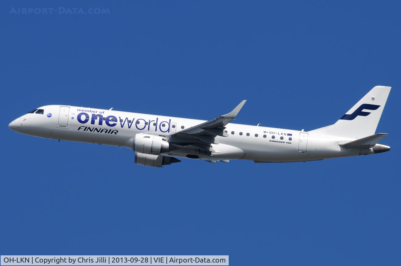 OH-LKN, 2009 Embraer 190LR (ERJ-190-100LR) C/N 19000252, Finnair