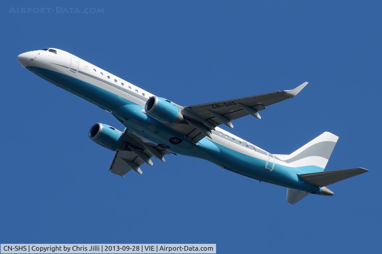 CN-SHS, 2011 Embraer ERJ-190-100ECJ Lineage 1000 C/N 19000307, Dalia Air