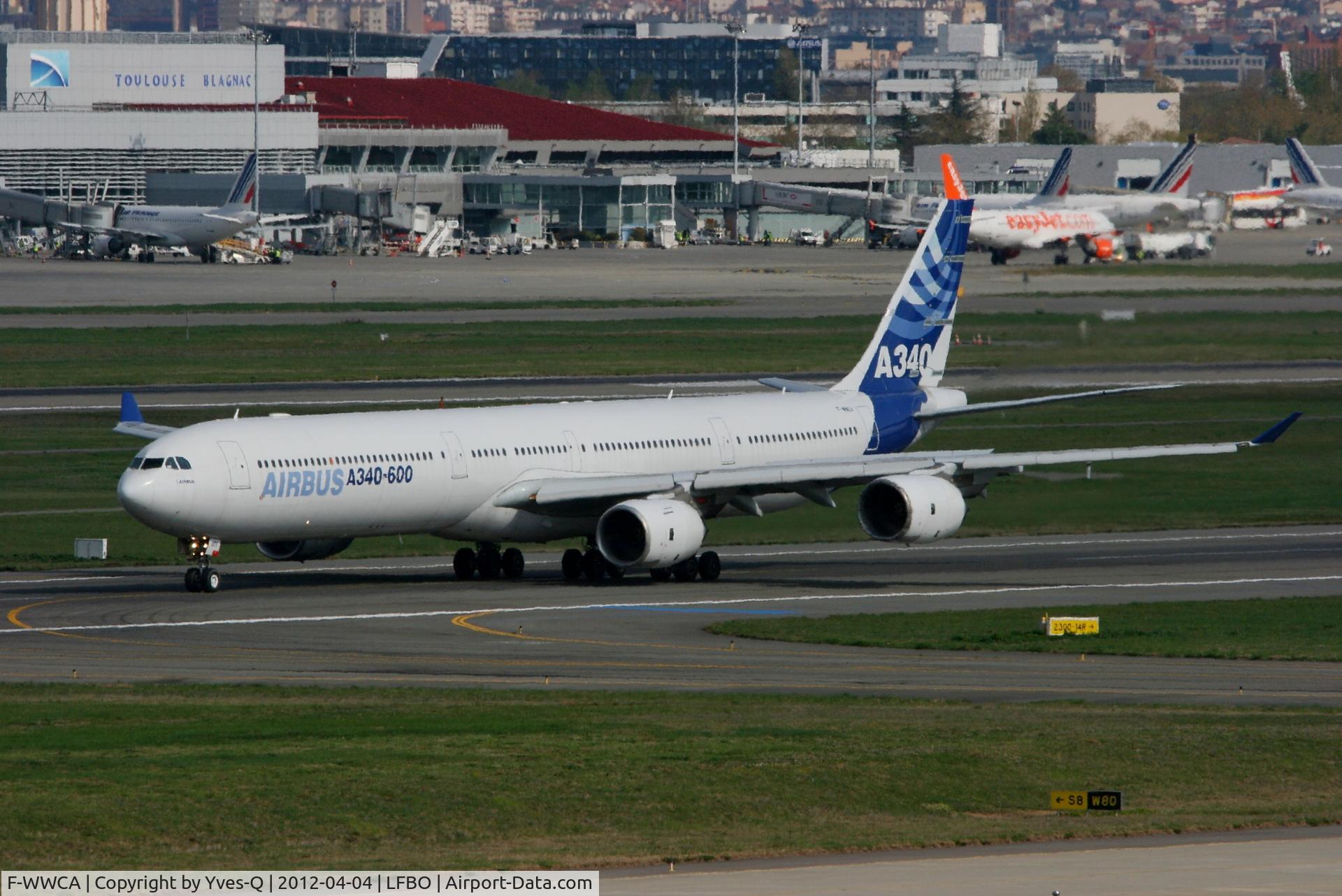 F-WWCA, 2001 Airbus A340-642 C/N 360, Airbus A340-642, Toulouse-Blagnac Airport (LFBO-TLS)