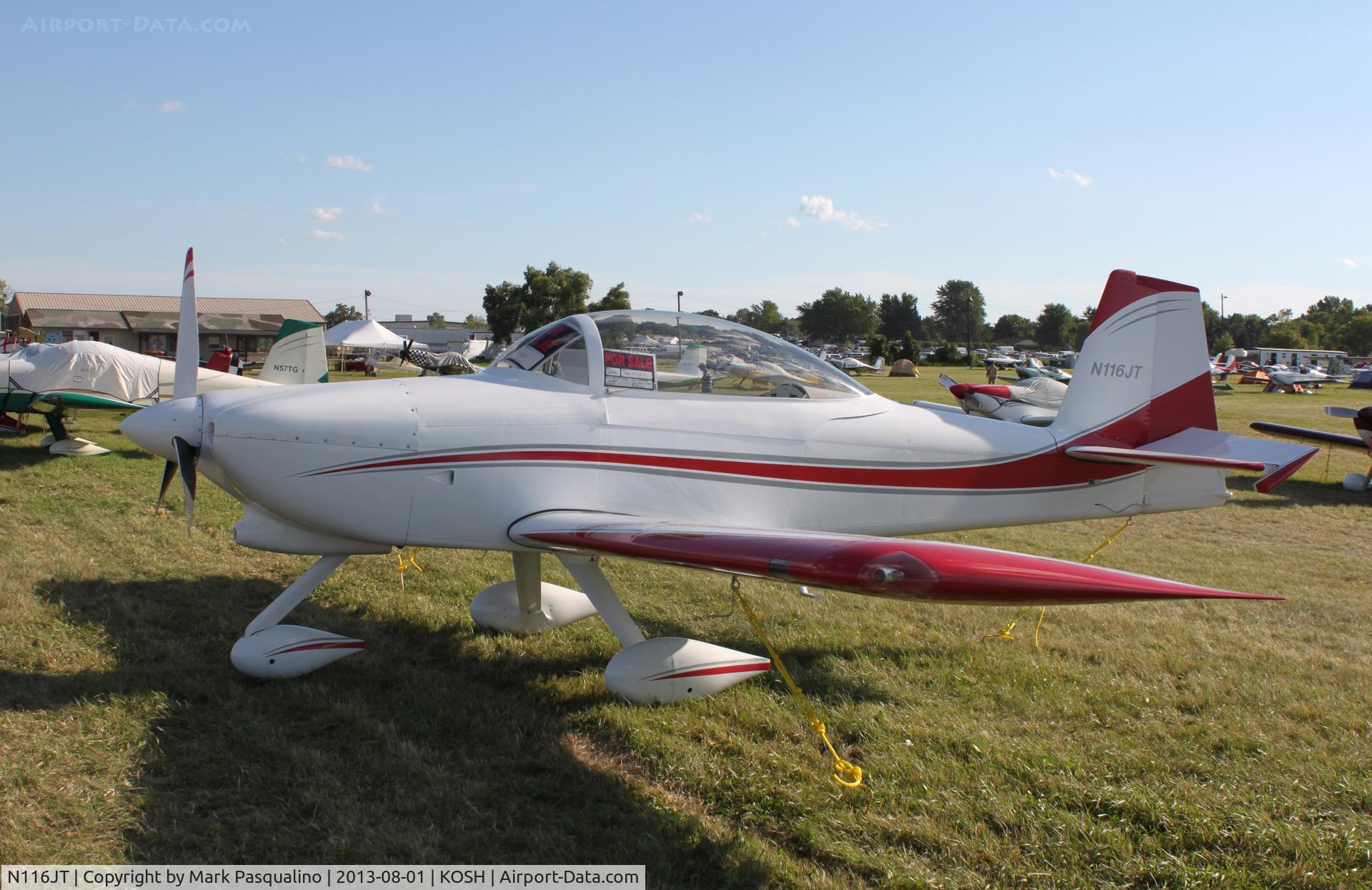 N116JT, Vans RV-8A C/N 80982, Vans RV-8A