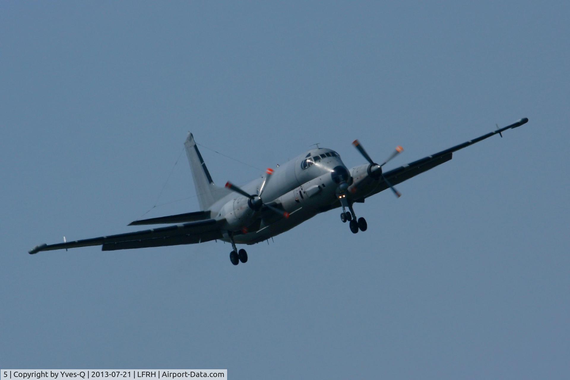 5, Dassault ATL-2 Atlantique 2 C/N 5, French Naval Aviation Dassault-Breguet Atlantique II (ATL2), Lann-Bihoué Naval Air Base (LFRH)