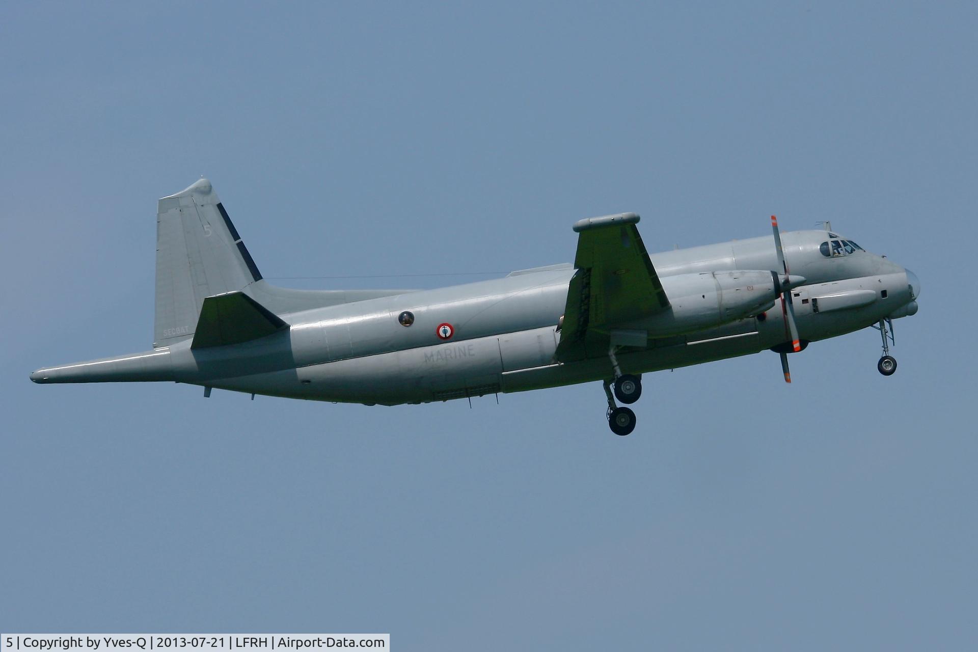 5, Dassault ATL-2 Atlantique 2 C/N 5, French Naval Aviation Dassault-Breguet Atlantique II (ATL2), Lann-Bihoué Naval Air Base (LFRH)