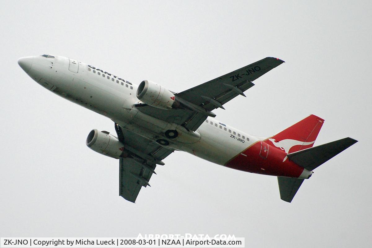 ZK-JNO, 1989 Boeing 737-376 C/N 24298, At Auckland