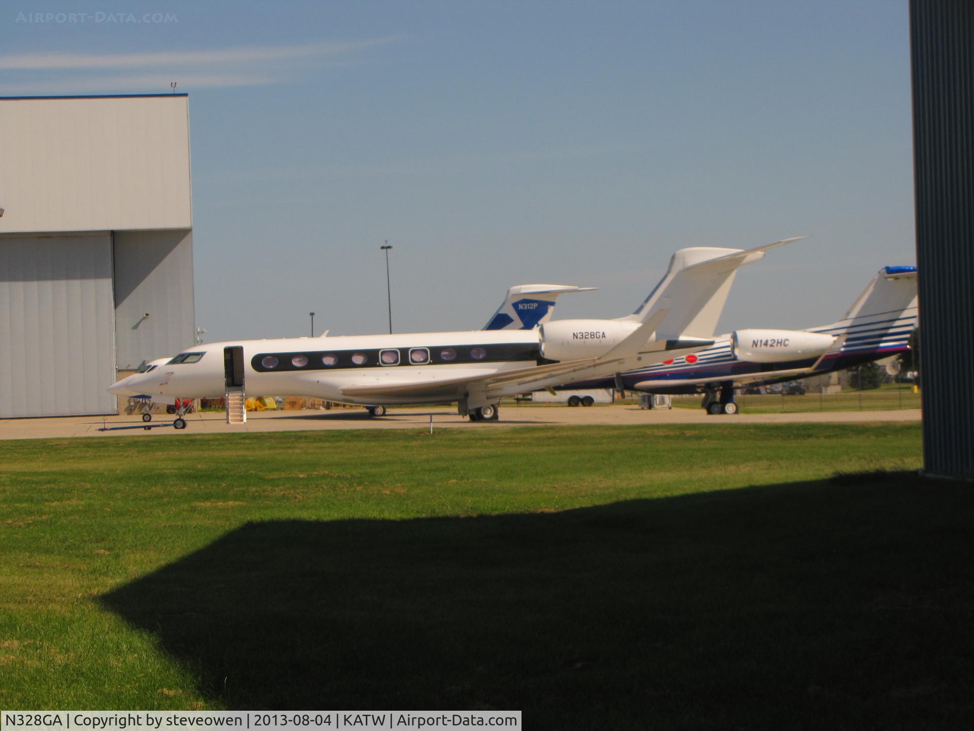 N328GA, Gulfstream Aerospace G-VI C/N 6028, @ Gulfstream at Appleton