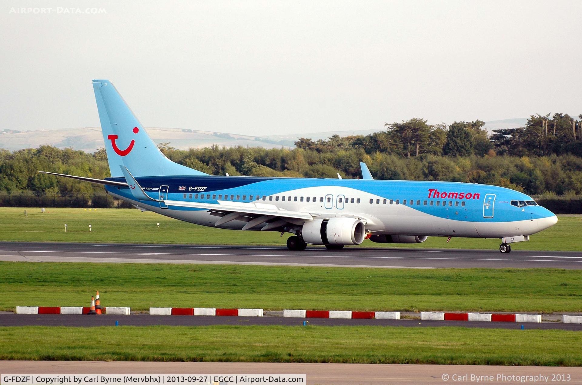G-FDZF, 2008 Boeing 737-8K5 C/N 35138, Taken from the Runway Visitor Park.