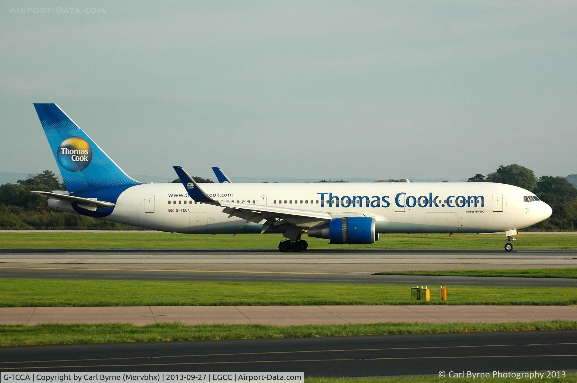 G-TCCA, 1994 Boeing 767-31K C/N 27205, Taken from the Runway Visitor Park.
