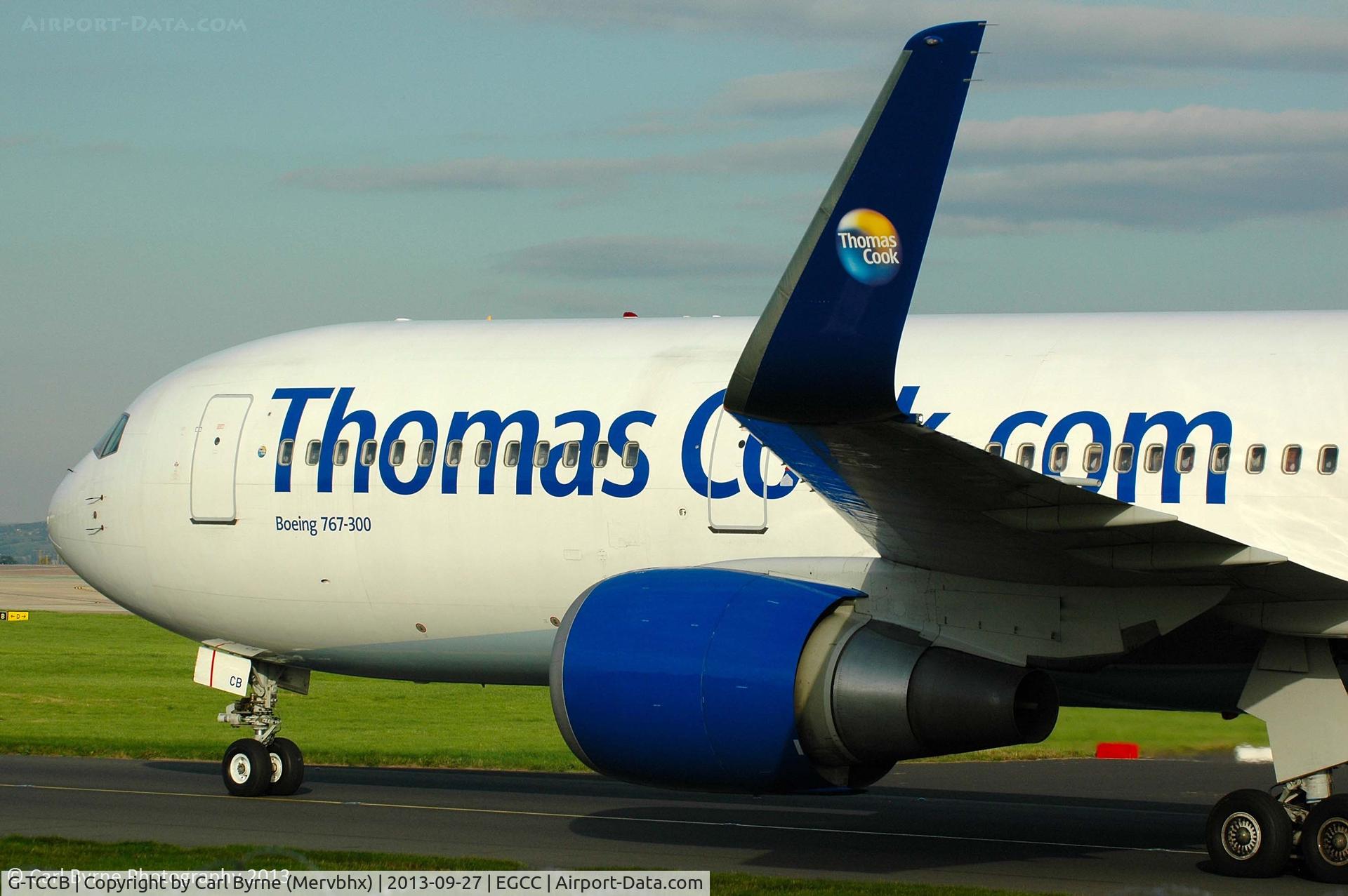 G-TCCB, 1997 Boeing 767-31K C/N 28865, Taken from the Runway Visitor Park.