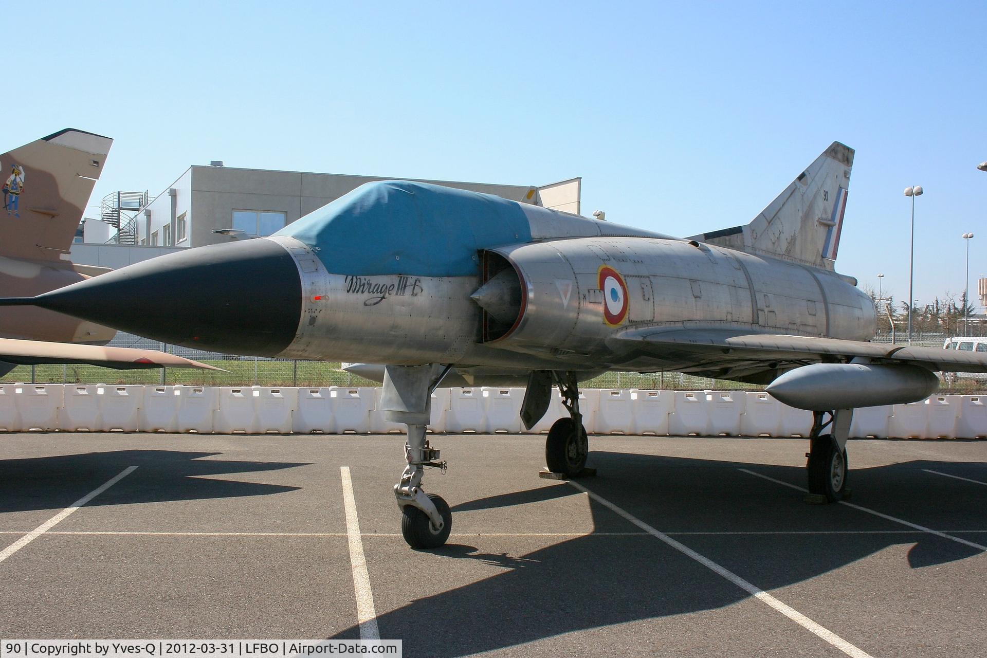 90, Dassault Mirage IIIC C/N 90, Dassault Mirage IIIC, Les Ailes Anciennes Toulouse-Blagnac (LFBO)