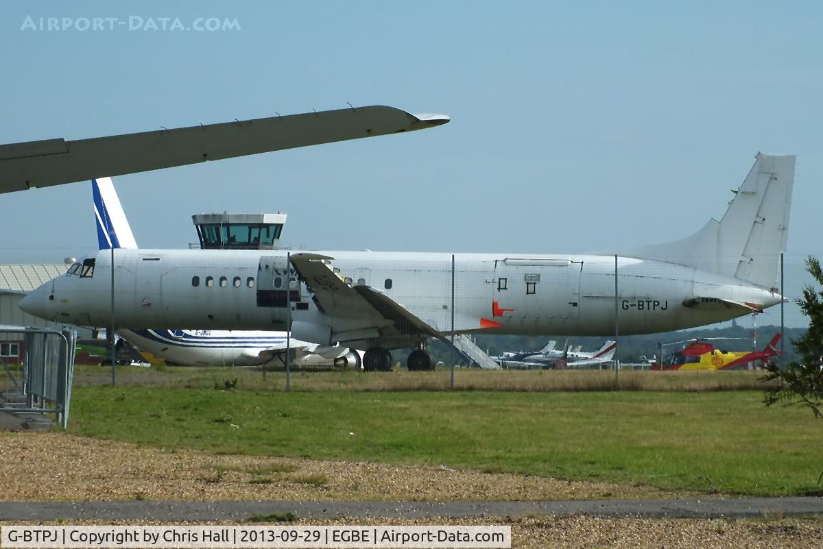 G-BTPJ, 1989 British Aerospace ATP C/N 2016, in storage at Coventry