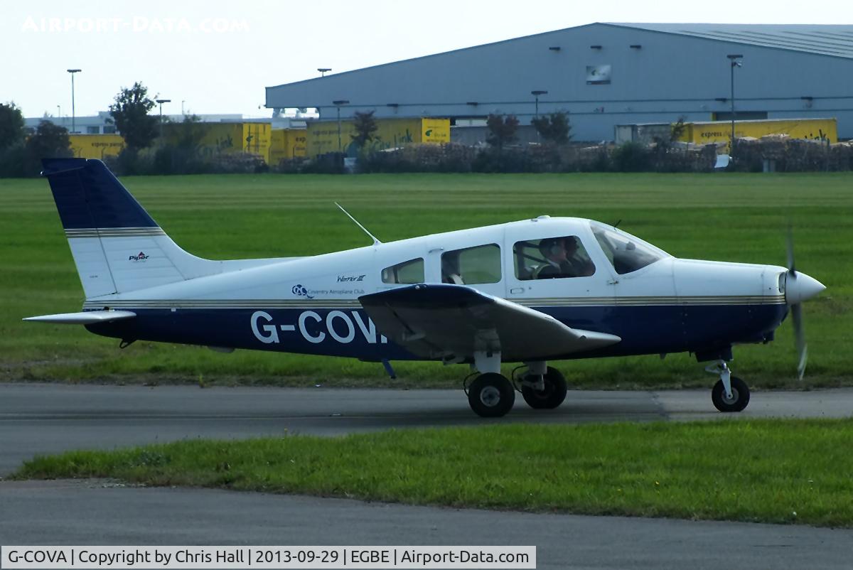 G-COVA, 2004 Piper PA-28-161 Warrior III C/N 2842217, Coventry (Civil) Aviation Ltd