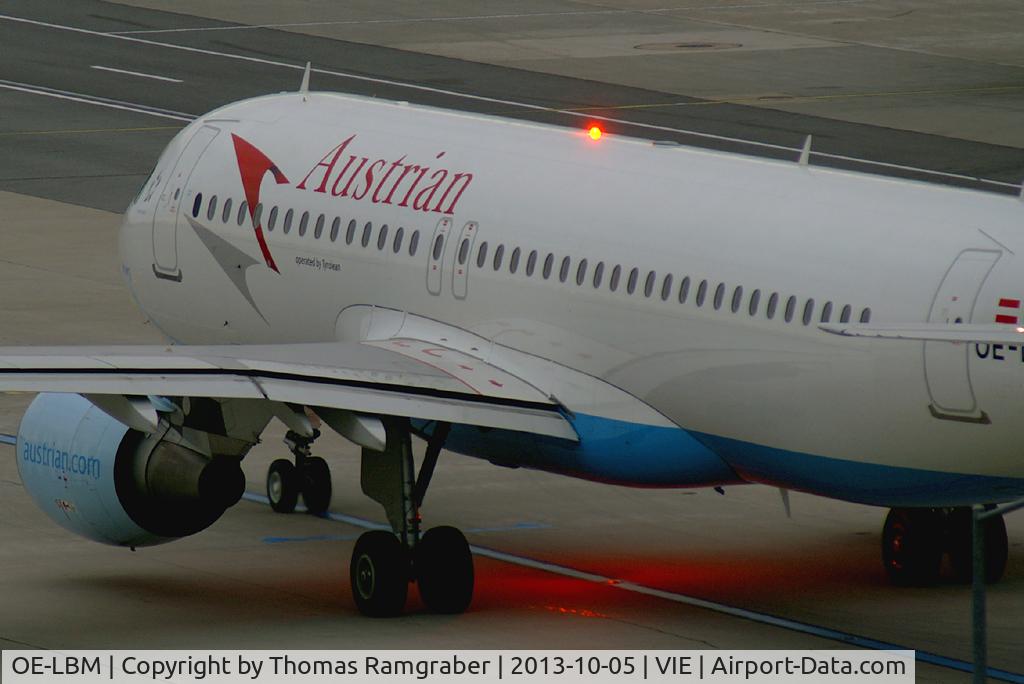 OE-LBM, 2001 Airbus A320-214 C/N 1504, Austrian Airlines Airbus A320
