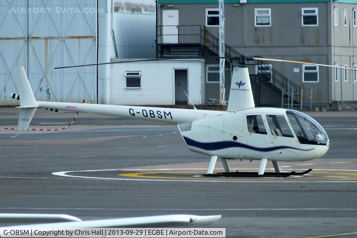 G-OBSM, 2001 Robinson R44 Raven C/N 1030, Patriot Aviation Ltd