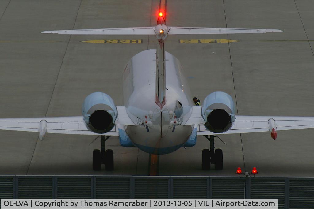 OE-LVA, 1994 Fokker 100 (F-28-0100) C/N 11490, Austrian Airlines Fokker 100