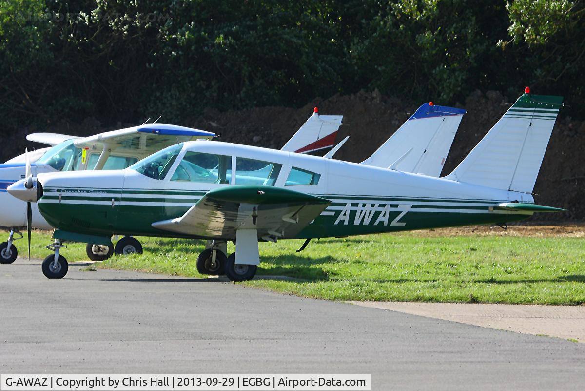 G-AWAZ, 1968 Piper PA-28R-180 Cherokee Arrow C/N 28R-30512, privately owned