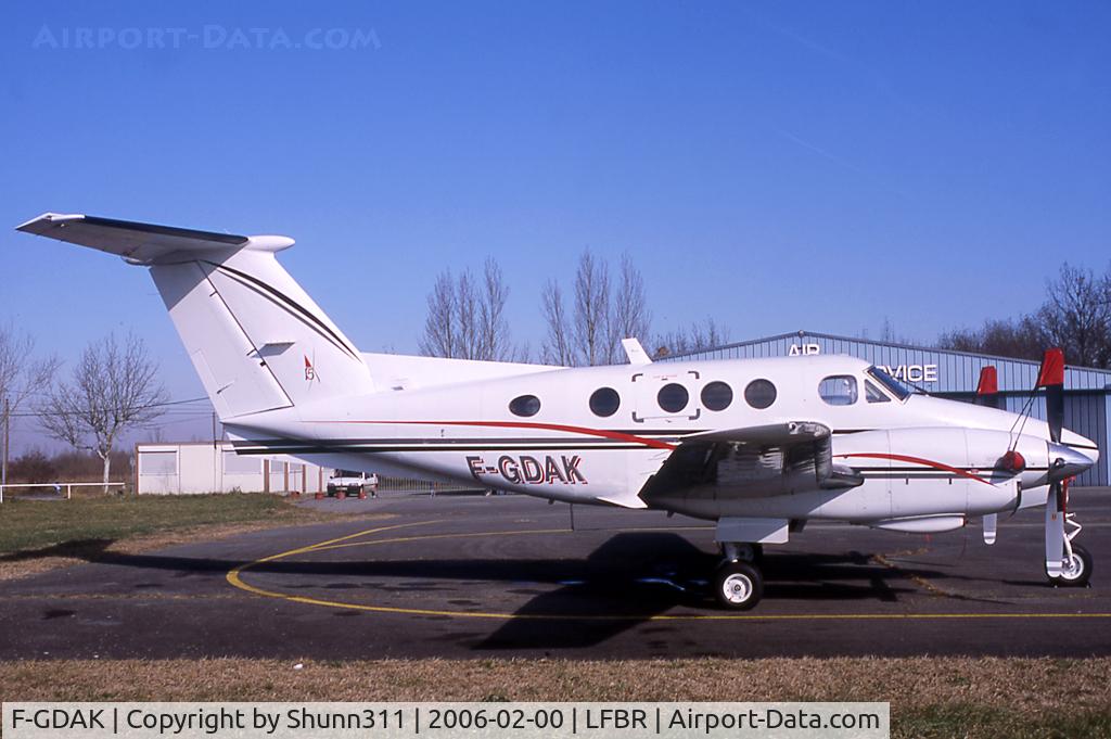 F-GDAK, 1981 Beech F90 King Air C/N LA-141, Parked...