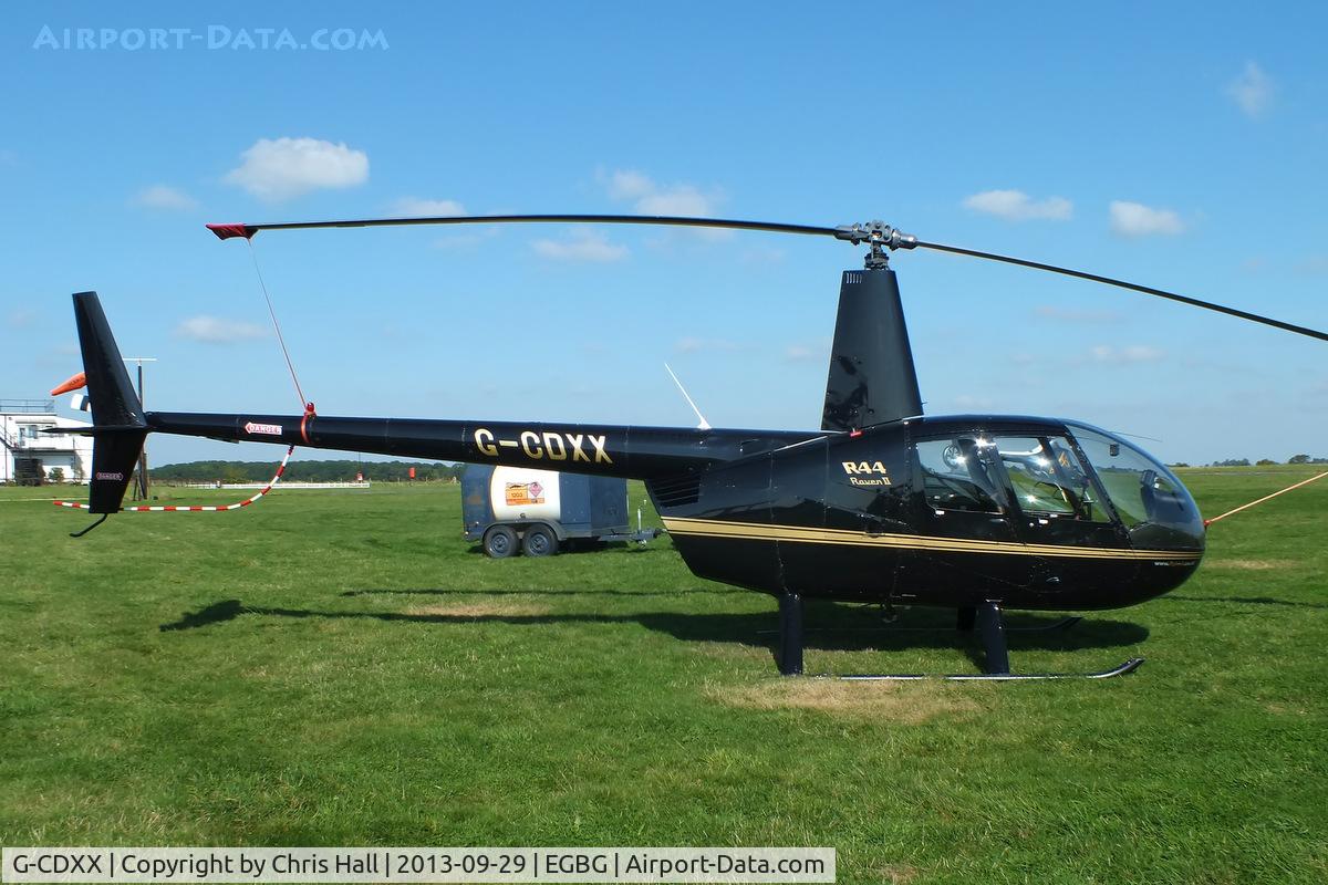 G-CDXX, 2005 Robinson R44 Raven II C/N 10624, Emsway Developments Ltd
