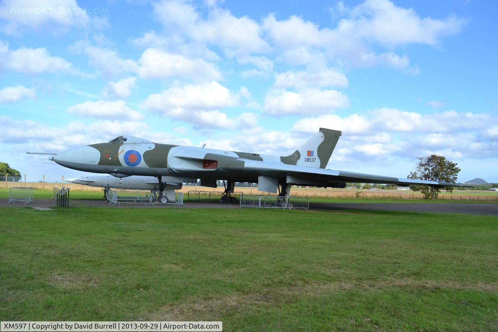 XM597, 1963 Avro Vulcan B.2 C/N Set 61, Avro Vulcan XM597 on display at East Fortune.