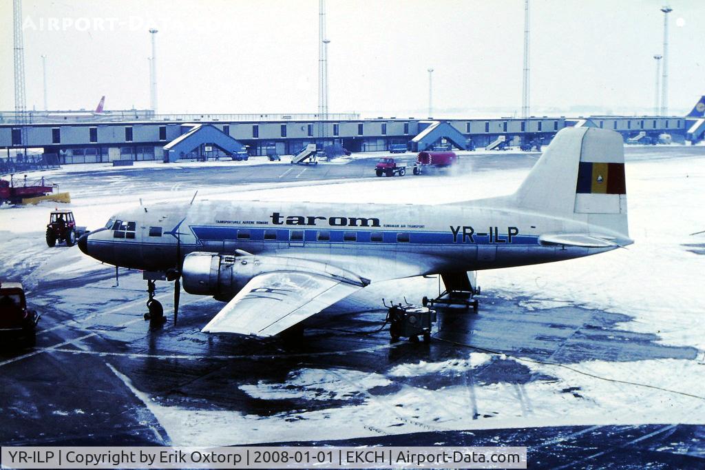 YR-ILP, 1959 Ilyushin (VEB) Il-14P C/N 14803067, YR-ILP at the gate in CPH