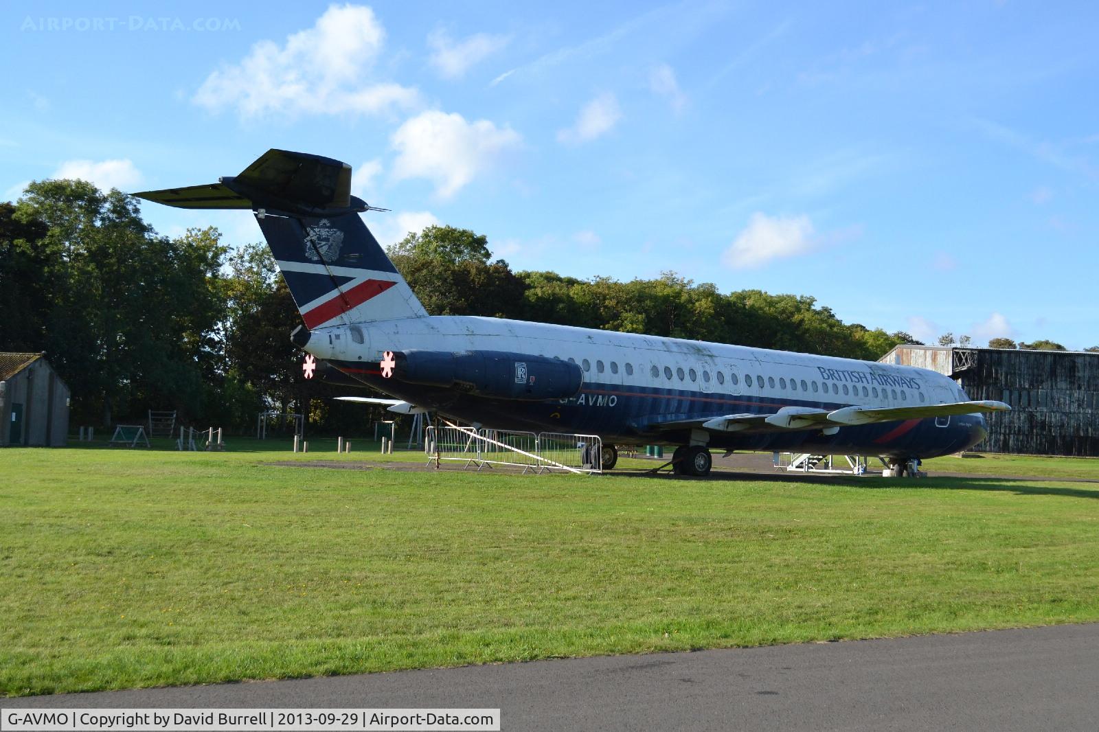 G-AVMO, 1968 BAC 111-510ED One-Eleven C/N BAC.143, BAC 111 G-AVMO on display at East Fortune Airfield, Scotland.