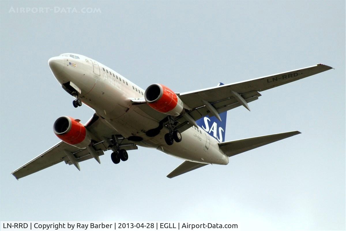LN-RRD, 1999 Boeing 737-683 C/N 28301, Boeing 737-683 [28301] (SAS Scandinavian Airlines) Home~G 28/04/2013