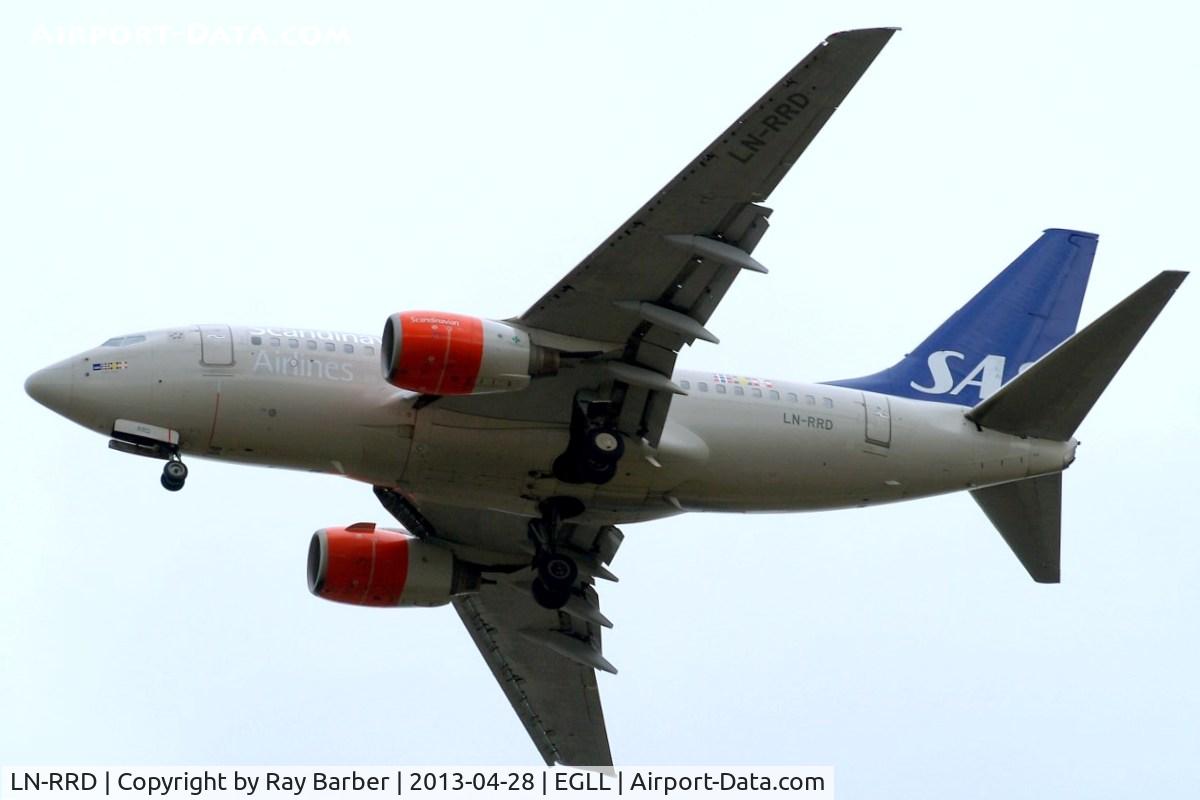 LN-RRD, 1999 Boeing 737-683 C/N 28301, Boeing 737-683 [28301] (SAS Scandinavian Airlines) Home~G 28/04/2013