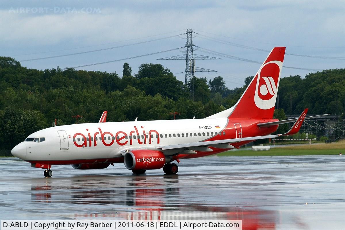 D-ABLD, 2008 Boeing 737-76J C/N 36117, Boeing 737-76J [36117] (Air Berlin) Dusseldorf~D 18/06/2011
