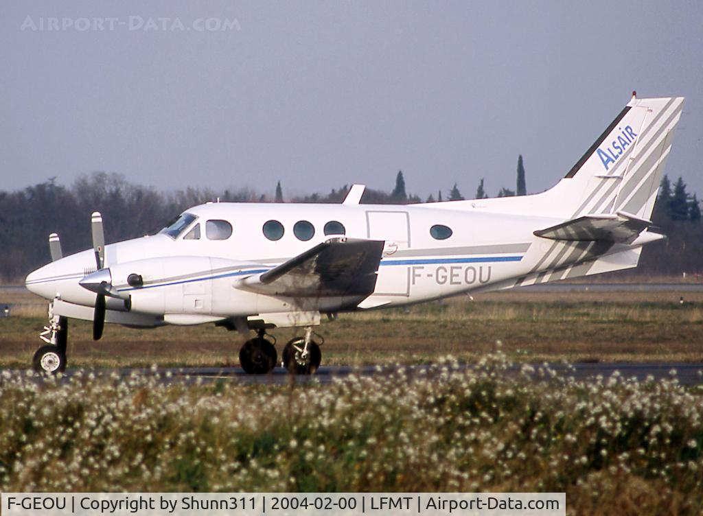 F-GEOU, 1980 Beech C90 King Air C/N LJ-941, Parked at the General Aviation area...