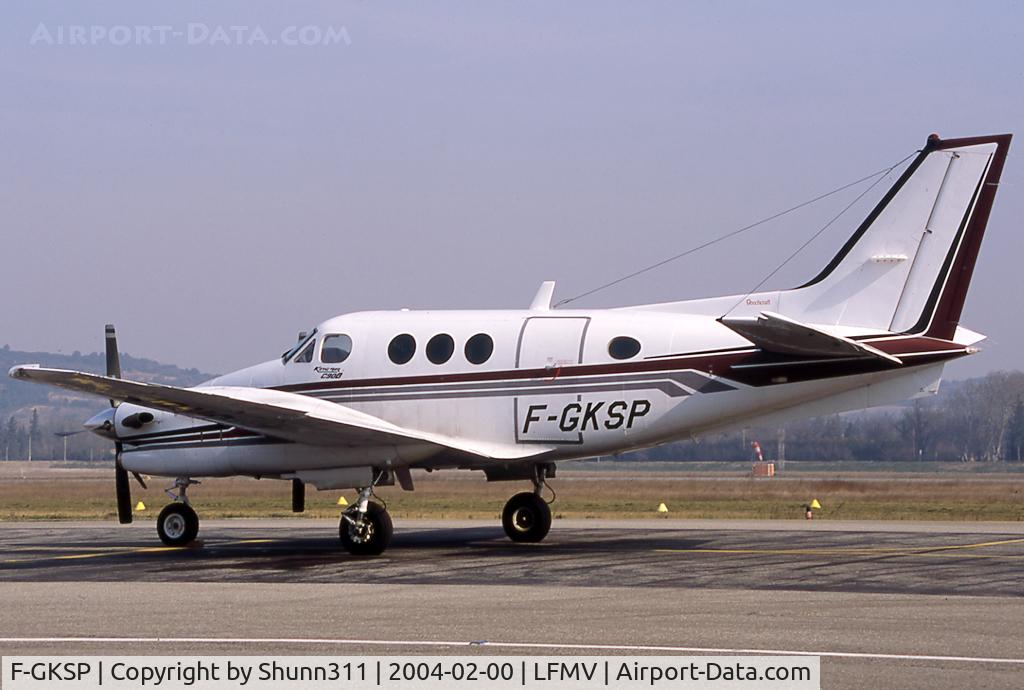 F-GKSP, 1995 Beech C90A King Air C/N LJ-1409, Parked at the Airport...