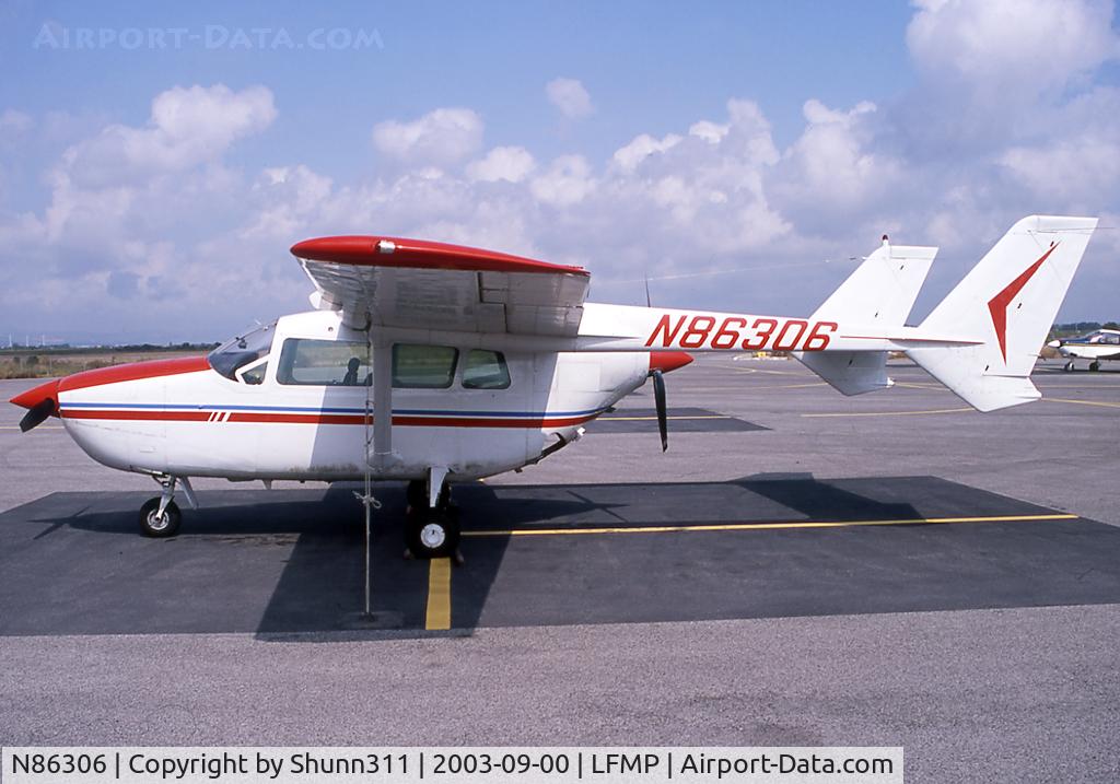 N86306, 1969 Cessna 337D Super Skymaster C/N 337-1148, Parked at the General Aviation area...
