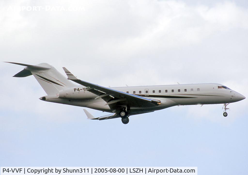 P4-VVF, 2004 Bombardier BD-700-1A10 Global Express C/N 9147, Landing rwy 14