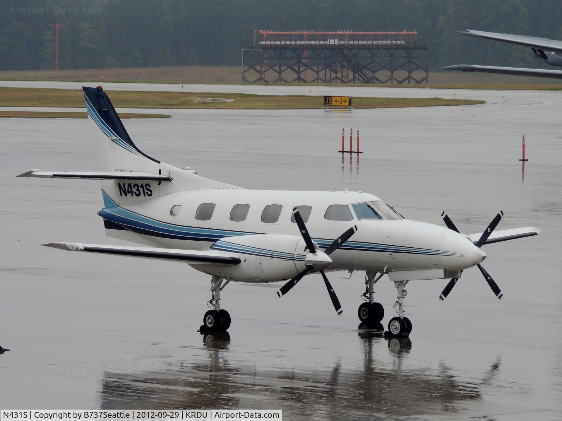 N431S, Swearingen SA227-TT C/N TT-431, At KRDU General Aviation.