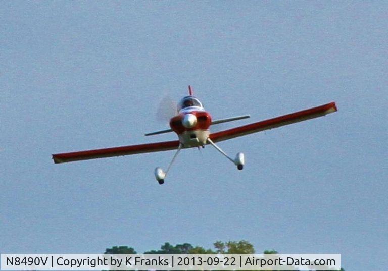 N8490V, 1980 Vans RV-3 C/N 344, First flight by the new owner.