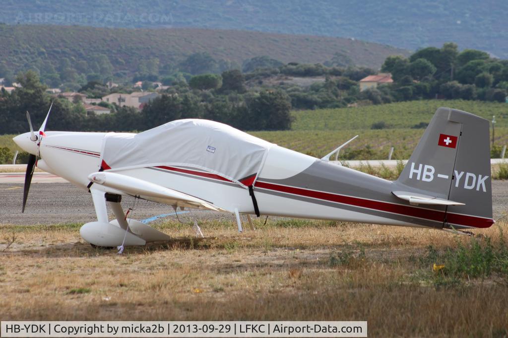HB-YDK, 2010 Vans RV-7 C/N 70463, Parked